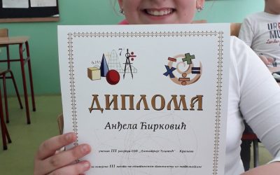 Успех младих математичара на општинском такмичењу